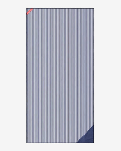 Toalla playa azul - PIPA - Flamingueo