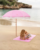 Toalla playa rosa - HONEY - Flamingueo