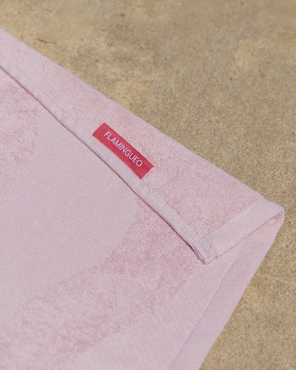 Toalla playa rosa - MARINA - Flamingueo