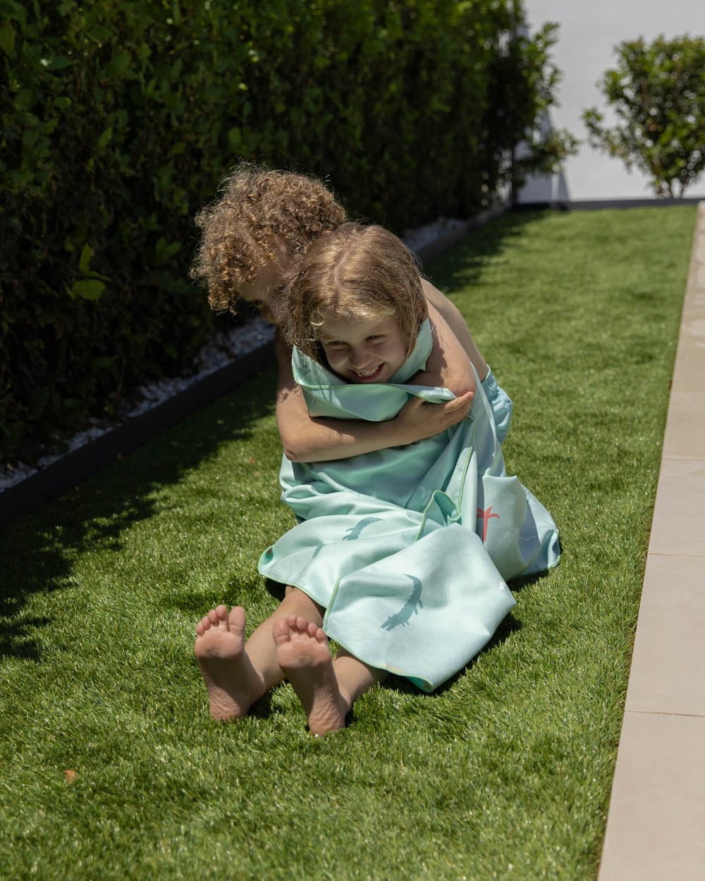 Toalla playa verde kids - ALAN - Flamingueo