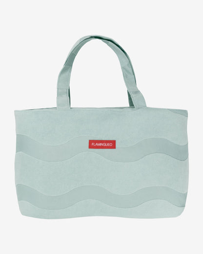 Tote bag aguamarina - SALMA - Flamingueo