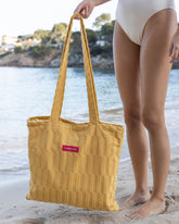 Tote bag amarilla - DEMI - Flamingueo