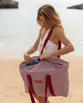 Tote bag burdeos - BRUNY - Flamingueo