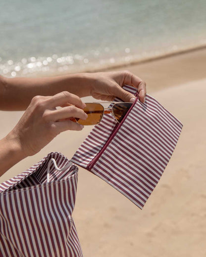 Tote bag burdeos - BRUNY - Flamingueo