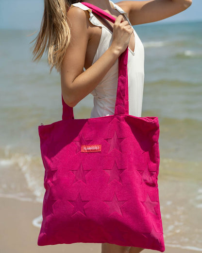 Tote bag fucsia - GRETA - Flamingueo