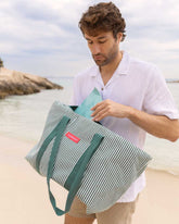 Tote bag verde - BRUNY - Flamingueo
