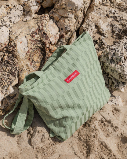 Tote bag verde - DEMI - Flamingueo