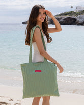 Tote bag verde - DEMI - Flamingueo