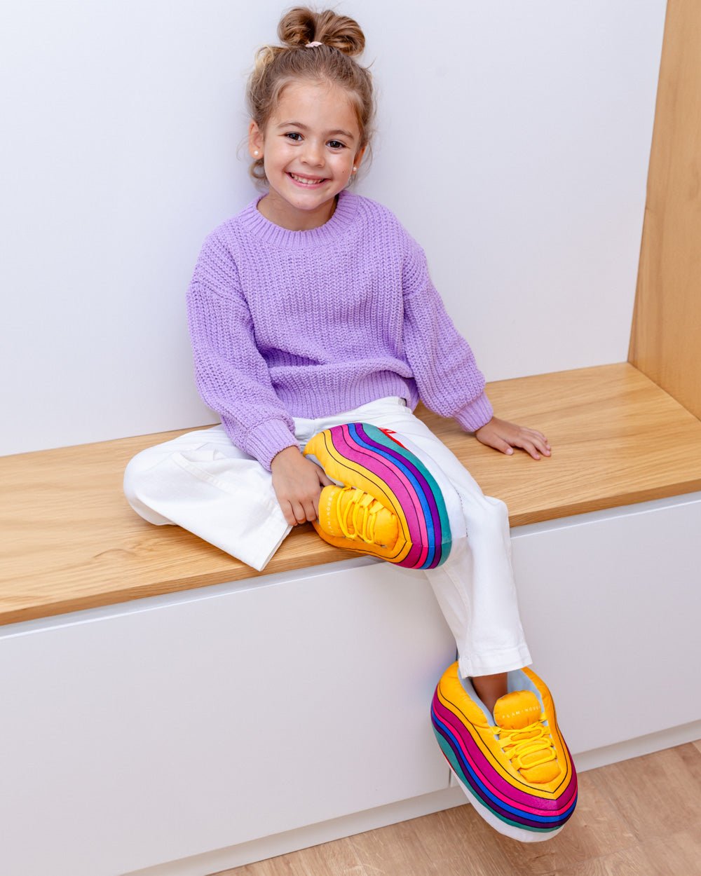 Zapatillas de andar por casa niños - BOWIES KIDS - Flamingueo