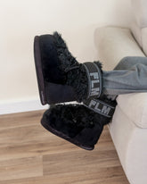 Zapatillas de andar por casa - YETIS BLACK - Flamingueo