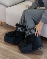 Zapatillas de andar por casa - YETIS BLACK - Flamingueo